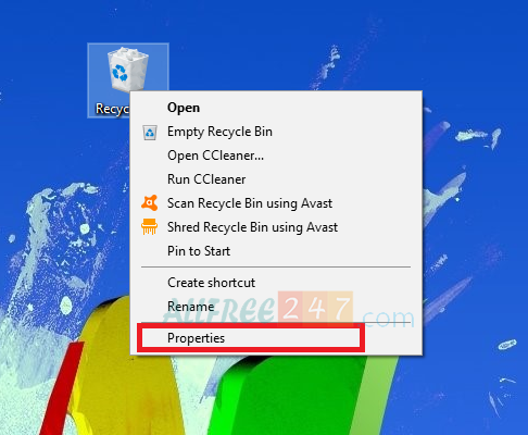 Cách thay đổi kích thước lưu trữ tối đa cho thùng rác trong Windows 10