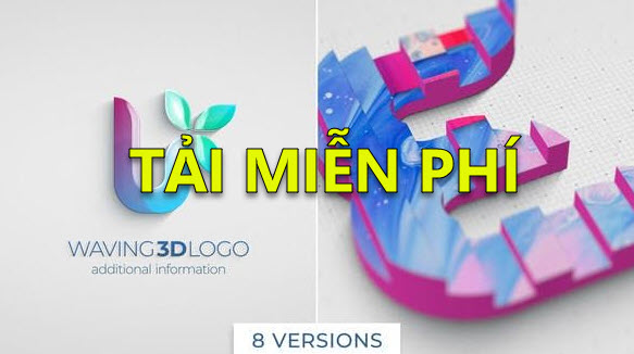 Tải miễn phí template intro Drawing 3D Logo Reveal [Link nhanh]
